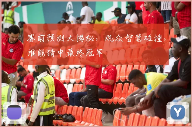 赛前预测大揭秘，观众智慧碰撞，谁能猜中最终冠军
